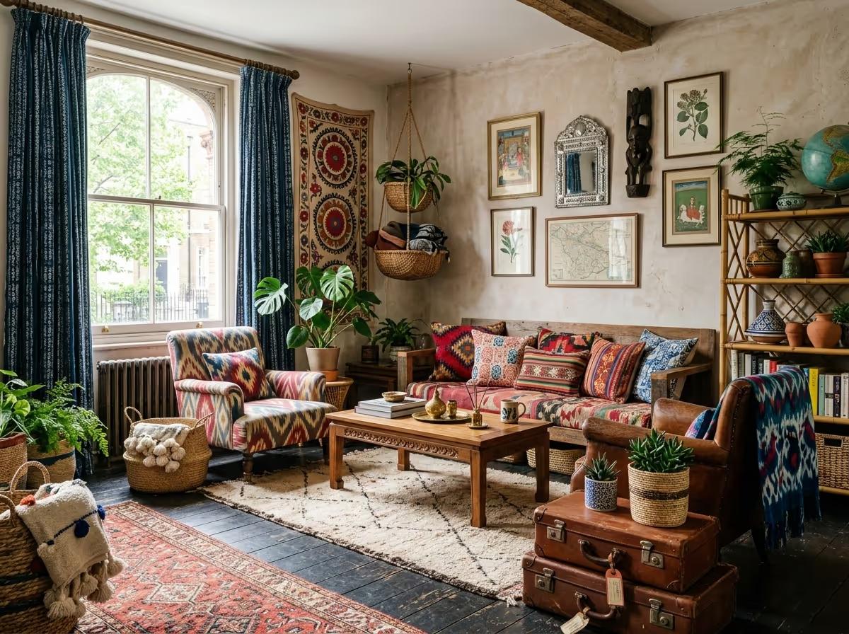 Bohemian (Boho) Interior Design - The Global Traveler | Clara AI