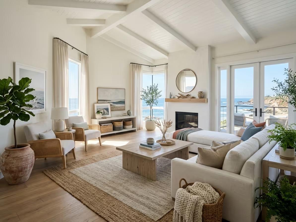 California Coastal - AI California Coastal Interior Design | Clara AI