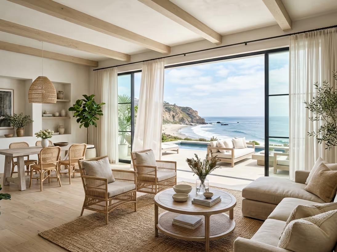 California Coastal AI Design – The Malibu Home | Clara AI