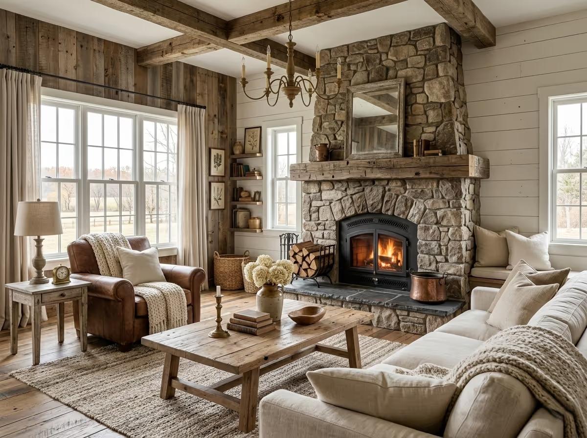 Farmhouse AI Design – The Rustic Living | Clara AI