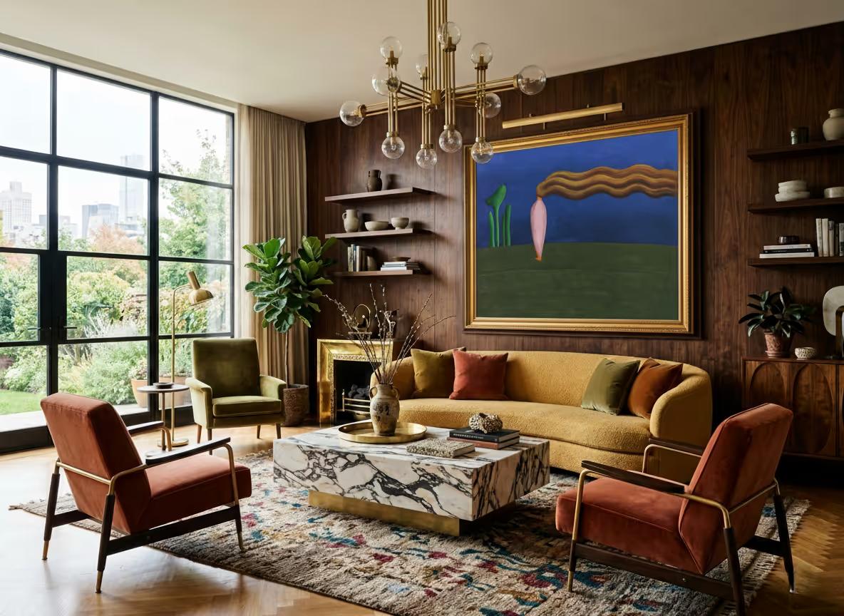 Mid-Century Lux AI Design – The Luxe MCM | Clara AI