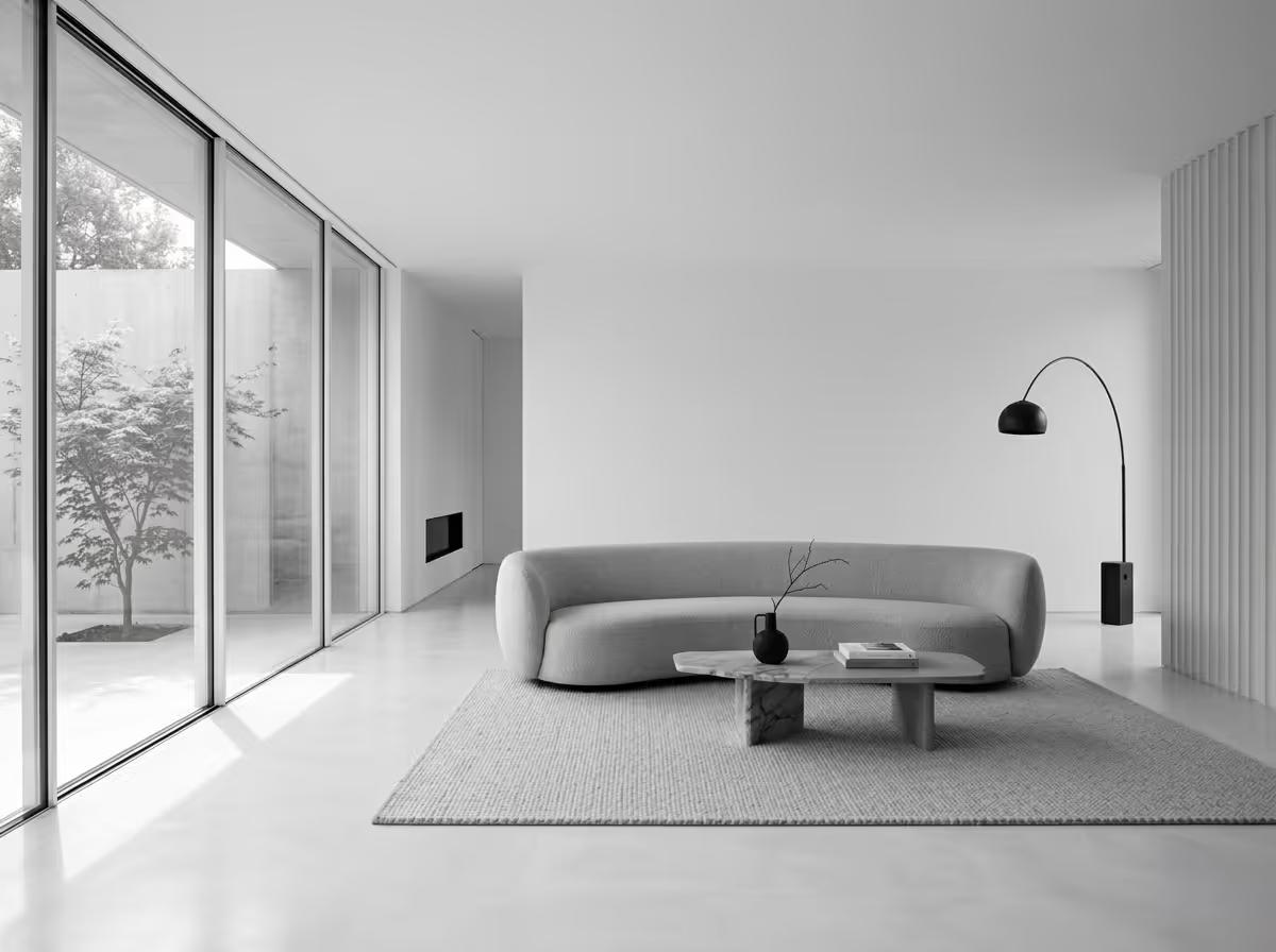 Minimalist Interior Design - The Mono Space | Clara AI