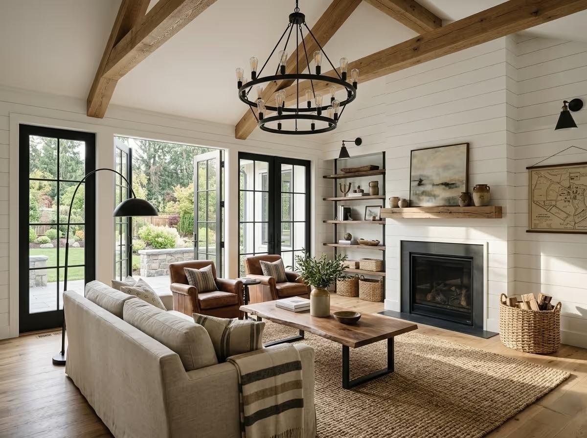 Modern Farmhouse Interior Design - The Modern Farm | Clara AI