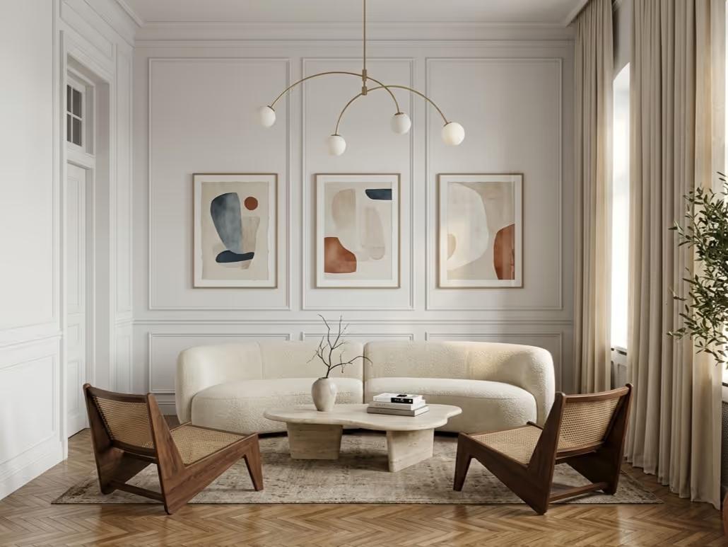 Modern Parisian Interior Design - The French Flat | Clara AI