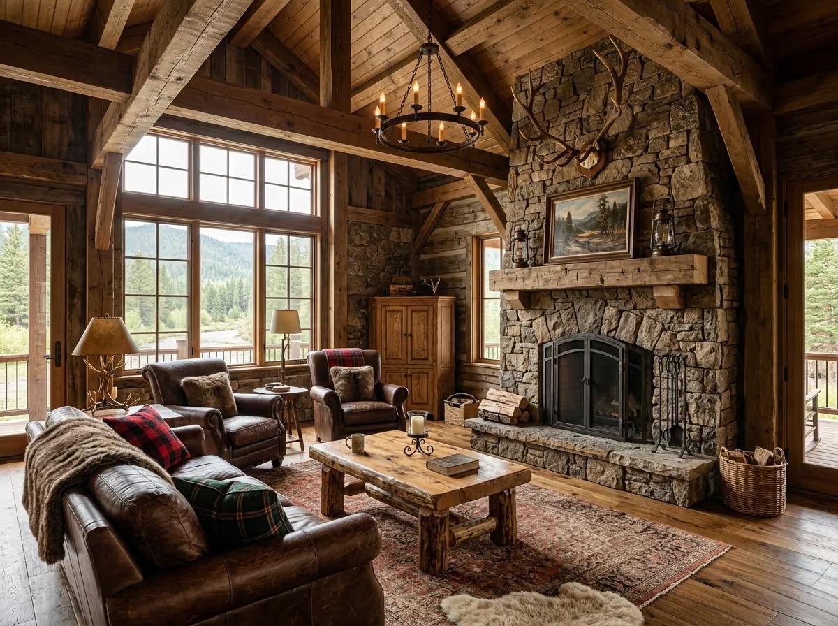 Rustic - AI Rustic Interior Design | Clara AI