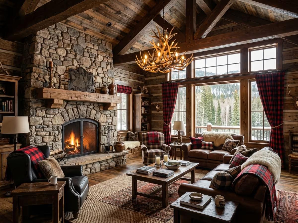 Rustic Interior Design - The Rustic Lodge | Clara AI