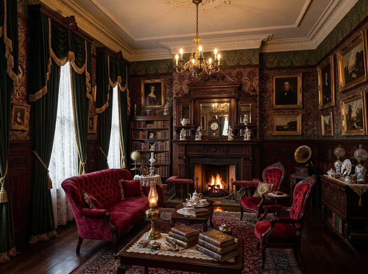 Victorian Interior Design - The Victorian Parlor | Clara AI