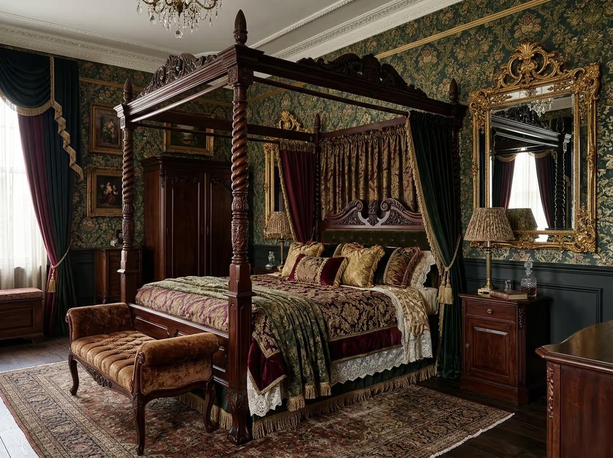 Victorian Interior Design - The Vintage Bedroom | Clara AI