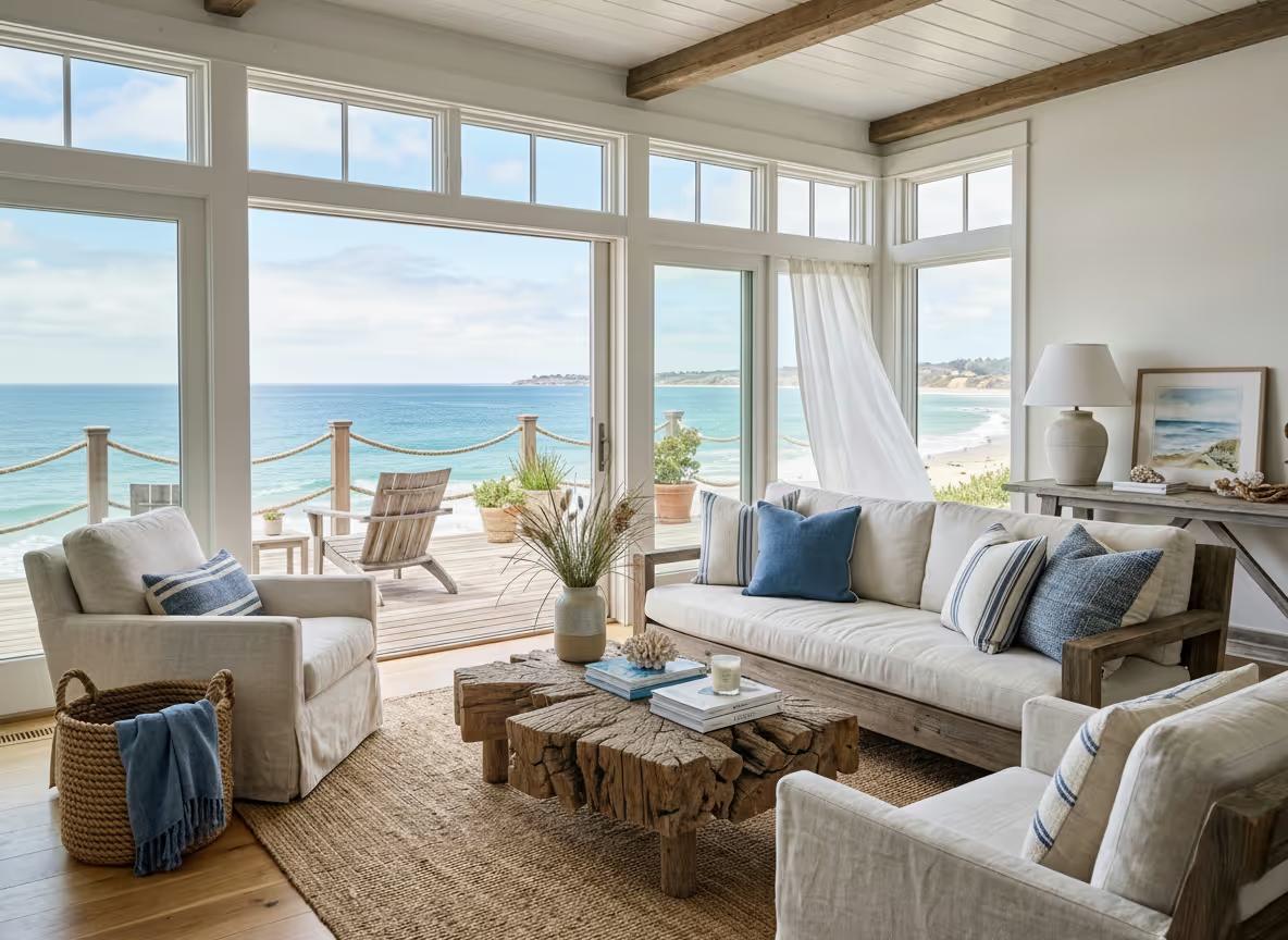 Coastal/Nautical - AI Coastal/Nautical Interior Design | Clara AI