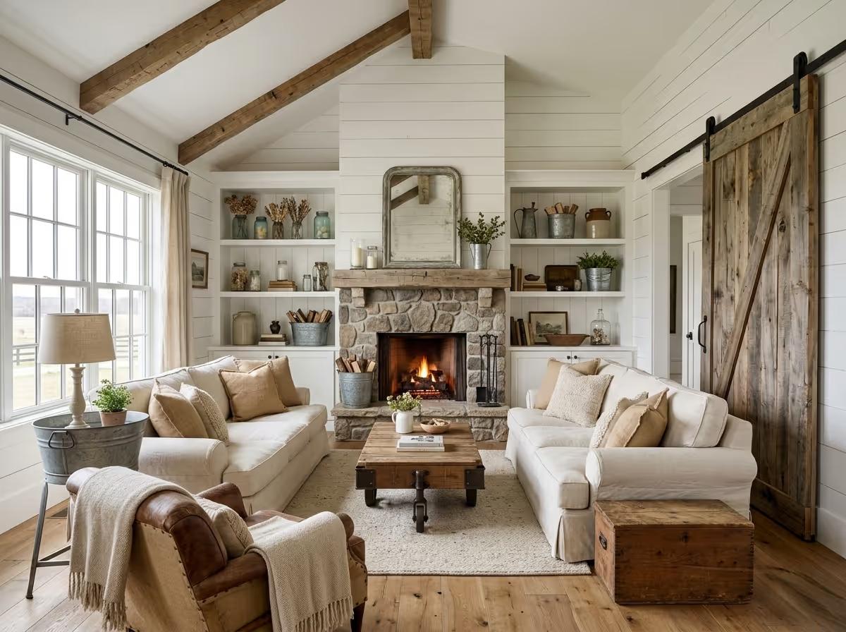 Farmhouse - AI Farmhouse Interior Design | Clara AI