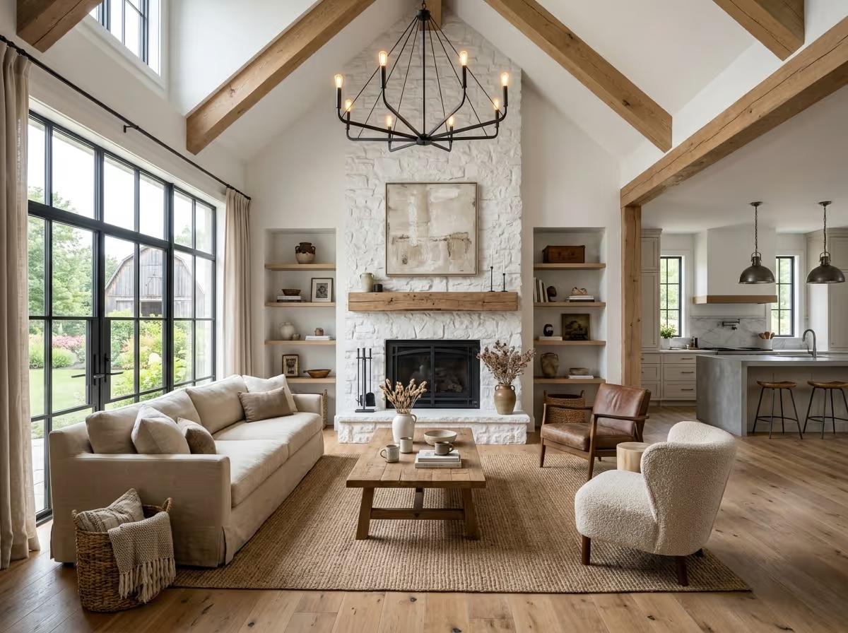 Modern Farmhouse AI Design – The Updated Farmhouse | Clara AI